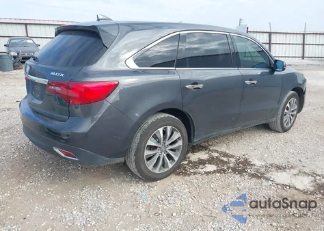 2016 Acura Mdx Technology Acurawatch Plus Packages/Technology Package from USA, damaged, VIN 5FRYD3H46GB013393